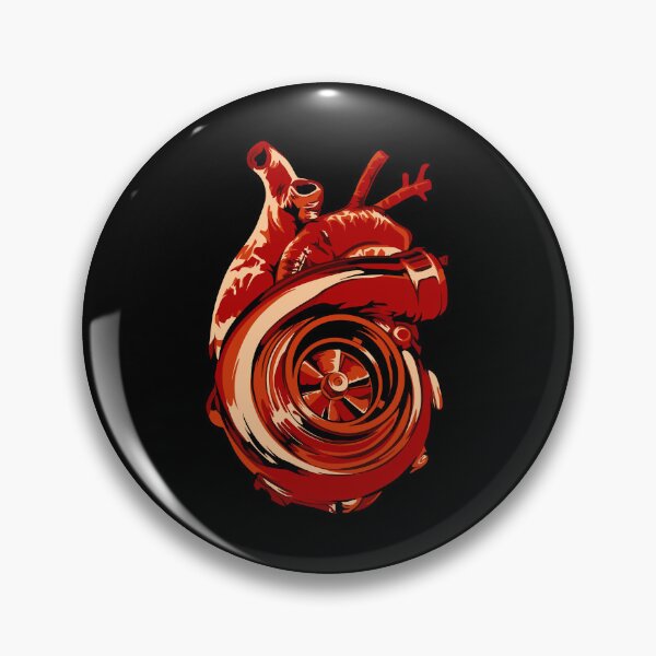 Item preview, Turbo Charger Heart designed and sold by BlessLifePrints.