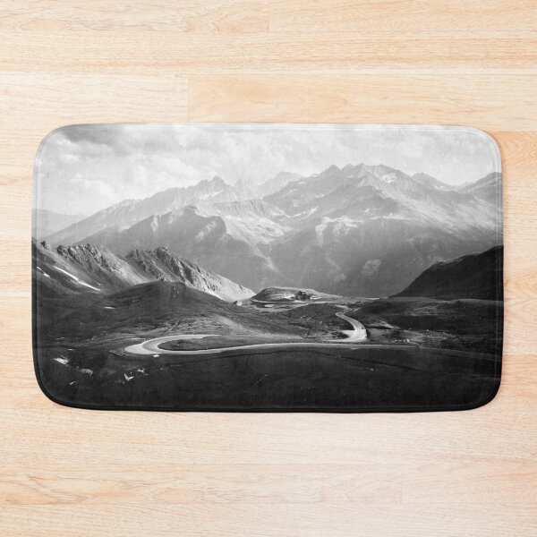 Item preview, Black and white art photo mountain motif Hohe Tauern National Park Austria designed and sold by Marvin Diehl.