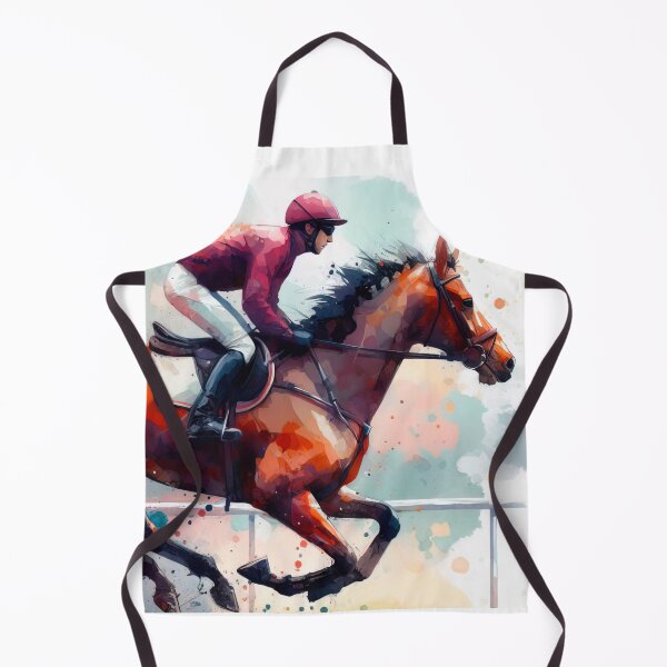 Item preview,  Horse race in watercolor designed and sold by paulrommer.