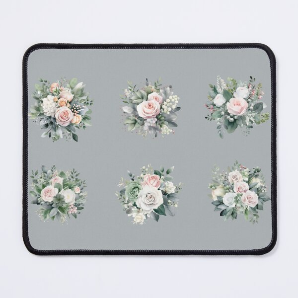 Item preview, Eucalyptus and roses pack - 6 pieces bundle designed and sold by EmeraldeaArt.
