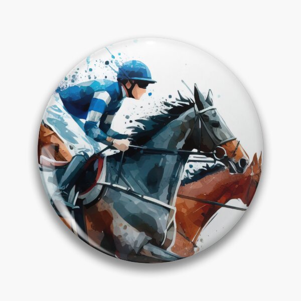 Item preview,   Horse race in watercolor designed and sold by paulrommer.
