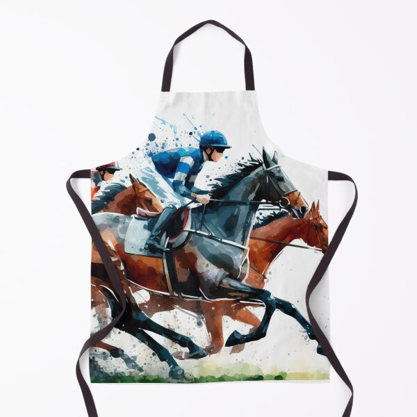 Item preview,   Horse race in watercolor designed and sold by paulrommer.