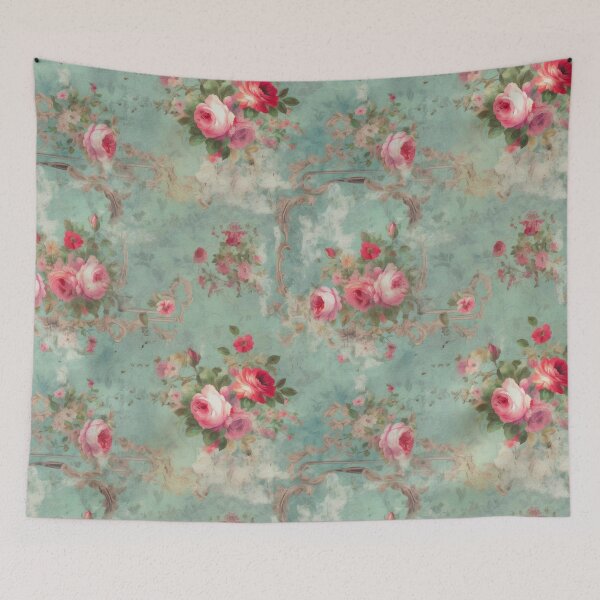 Item preview, Vintage flowers,shabby,rustic,roses,summer pattern  designed and sold by MariaMarinova.