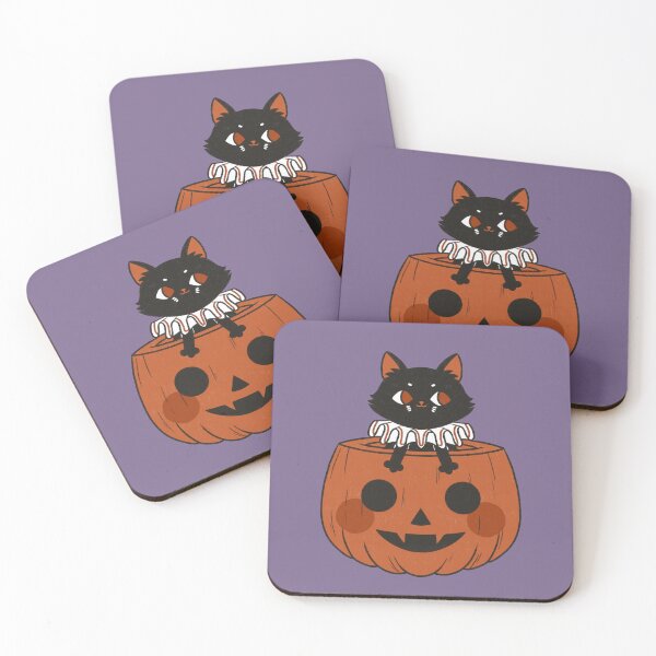 Item preview, Kitten and pumpkin designed and sold by crisbubastis.