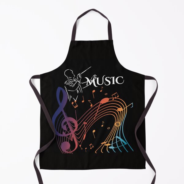 Item preview, Colorful Music Poster On A Black Background designed and sold by BrightrDayMusicArt.