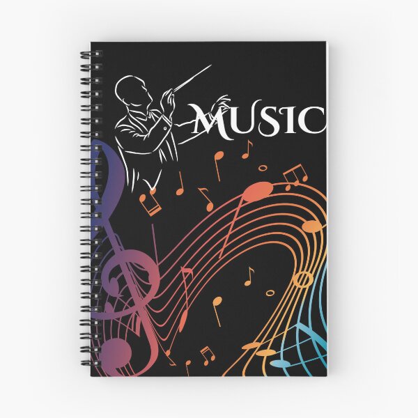 Item preview, Colorful Music Poster On A Black Background designed and sold by BrightrDayMusicArt.