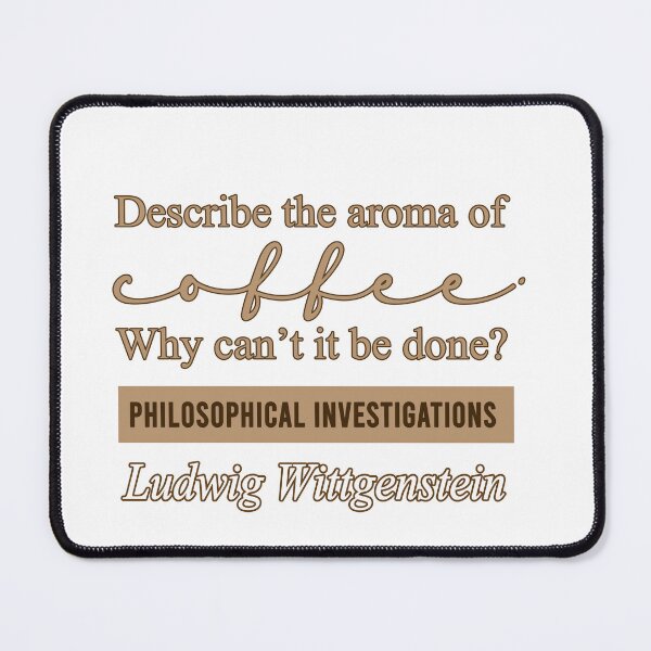 Item preview,  Philosophical Investigations on coffee. Ludwig Wittgenstein designed and sold by We-thePixels.