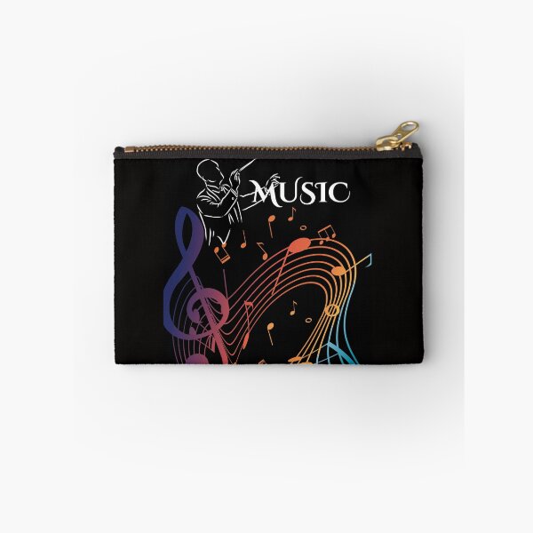 Item preview, Colorful Music Poster On A Black Background designed and sold by BrightrDayMusicArt.