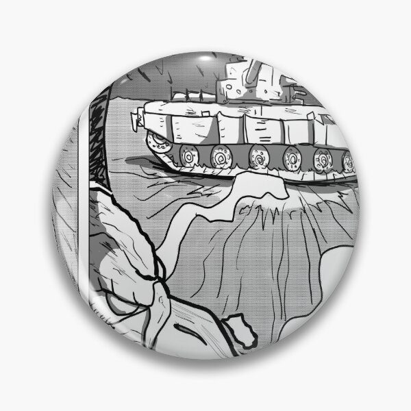 Item preview, Tank Versus Chicken designed and sold by DMDigitalManus.