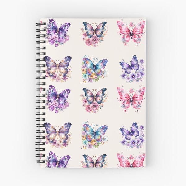 Item preview, Butterfly bundle - 6 pieces set of purple pink butterflies designed and sold by EmeraldeaArt.