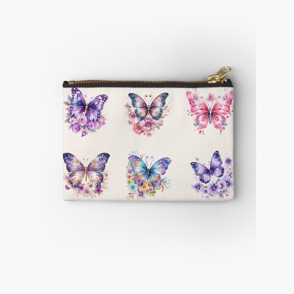 Item preview, Butterfly bundle - 6 pieces set of purple pink butterflies designed and sold by EmeraldeaArt.
