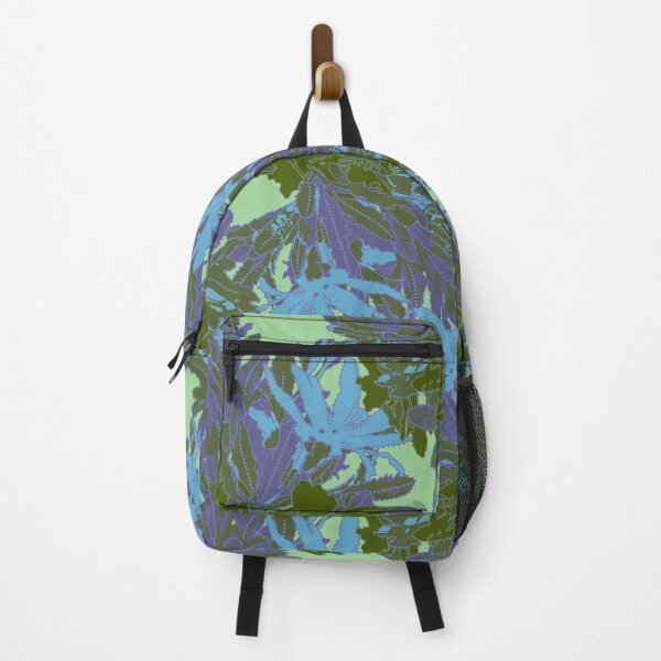 Item preview, Blue-Green Banksia Leaves - Refreshing Blue Mountains Bushwalk Art, Winter Inspired designed and sold by Jay Dee Dearness.