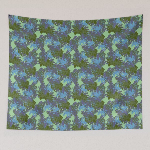 Item preview, Blue-Green Banksia Leaves - Refreshing Blue Mountains Bushwalk Art, Winter Inspired designed and sold by Jay Dee Dearness.