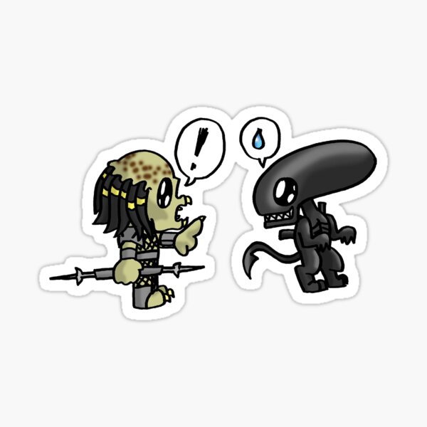 dibujos simples de alien vs predator