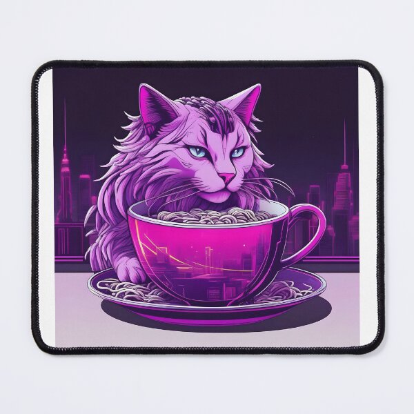 Item preview, cup noodles and cats designed and sold by Knautschibert.