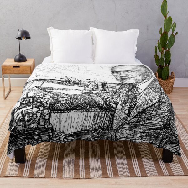 Item preview, WILLIAM CARLOS WILLIAMS ink portrait .2 designed and sold by lautir.