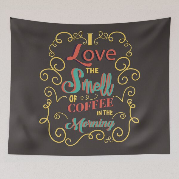 Item preview, I love the smell of coffee in the morning designed and sold by Vespertina Wonder.