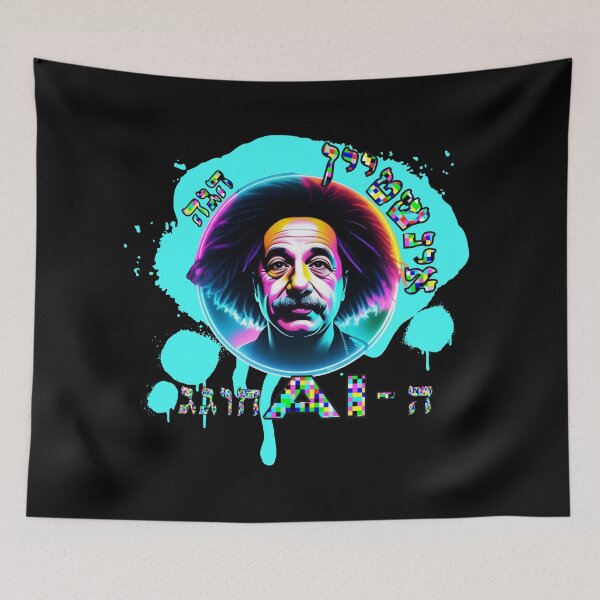 Item preview, Einstein conceived, AI celebrates designed and sold by OMdesign10.
