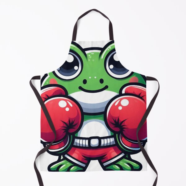 Item preview, Leap into Style: Boxing Frog Tattoos with Gloves designed and sold by Martial-Art-23.