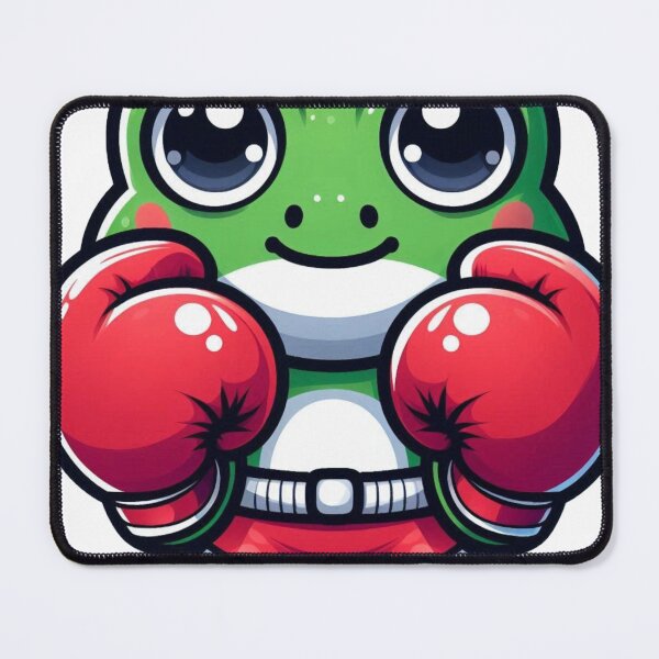 Item preview, Leap into Style: Boxing Frog Tattoos with Gloves designed and sold by Martial-Art-23.