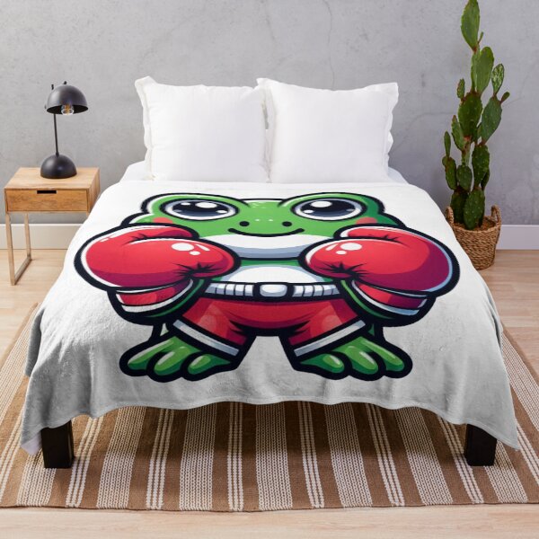 Item preview, Leap into Style: Boxing Frog Tattoos with Gloves designed and sold by Martial-Art-23.