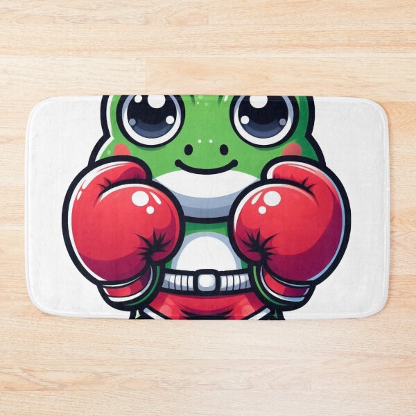 Item preview, Leap into Style: Boxing Frog Tattoos with Gloves designed and sold by Martial-Art-23.