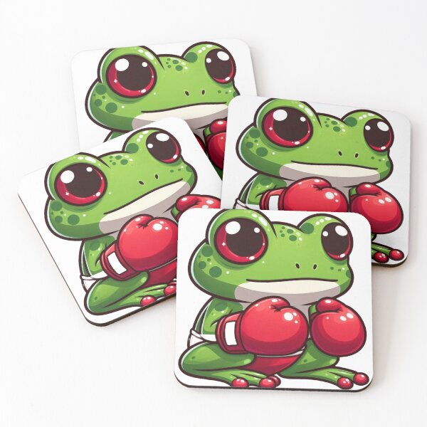Item preview, Hoppy Fighters: Frog Boxing Gloves Illustrations designed and sold by Martial-Art-23.