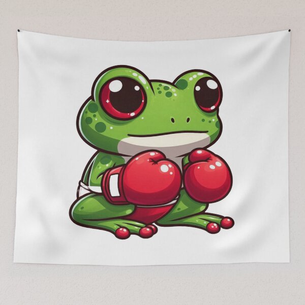 Item preview, Hoppy Fighters: Frog Boxing Gloves Illustrations designed and sold by Martial-Art-23.