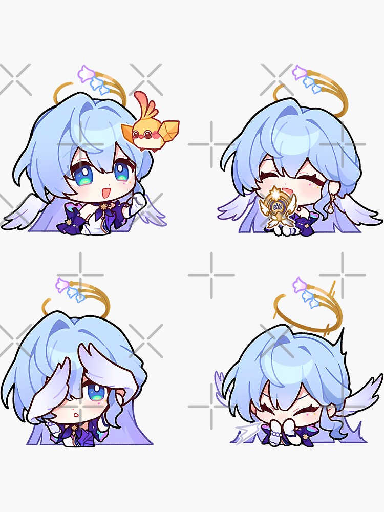 Thumbnail 3 of 3, Sticker, Robin Pack | Honkai: Star Rail designed and sold by Verthalies.