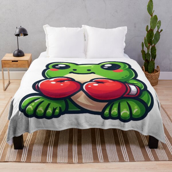 Item preview, Froggy Knockout: Boxing Gloves Art Prints designed and sold by Martial-Art-23.