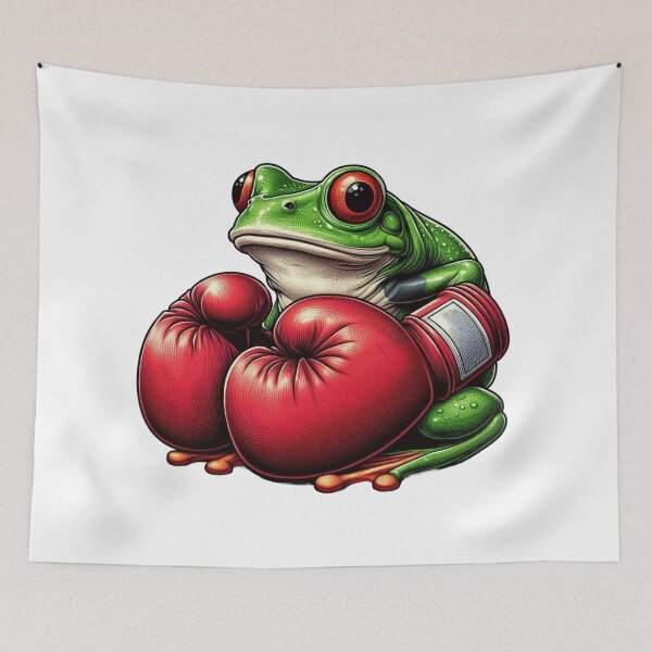 Item preview, Ribbiting Style: Frog Boxing Gloves T-Shirt Designs designed and sold by Martial-Art-23.