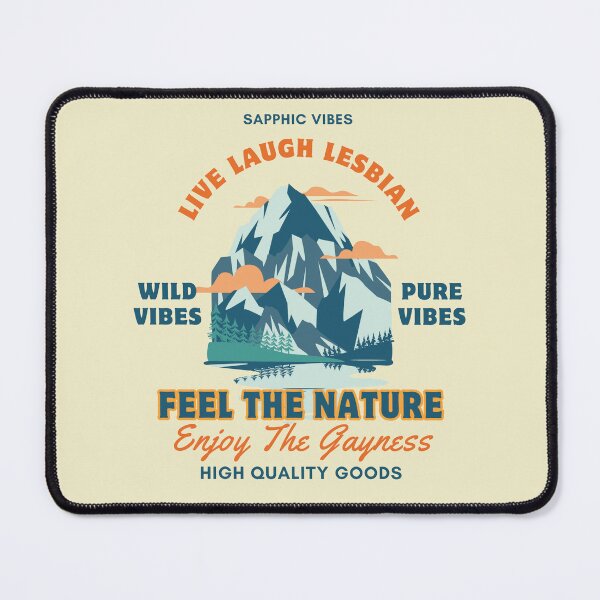 Item preview, Live Laugh Lesbian, Feel The Nature designed and sold by leafsquare.