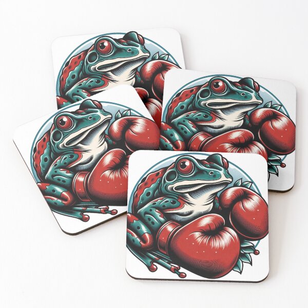 Item preview, Froggy Fighters: Boxing Gloves Sticker Pack designed and sold by Martial-Art-23.
