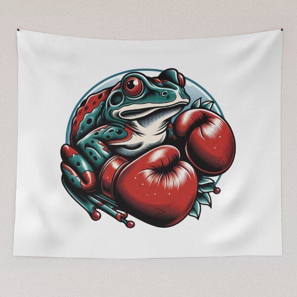 Item preview, Froggy Fighters: Boxing Gloves Sticker Pack designed and sold by Martial-Art-23.