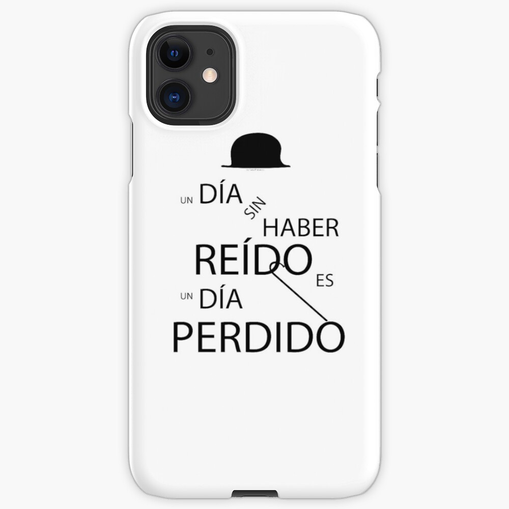 Un día sin haber reído es un día perdido, Charlot Funda y vinilo para iPhone