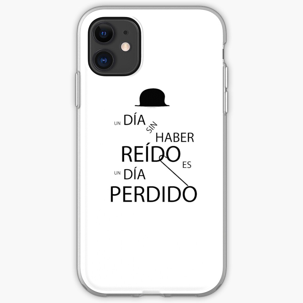 Un día sin haber reído es un día perdido, Charlot Funda y vinilo para iPhone