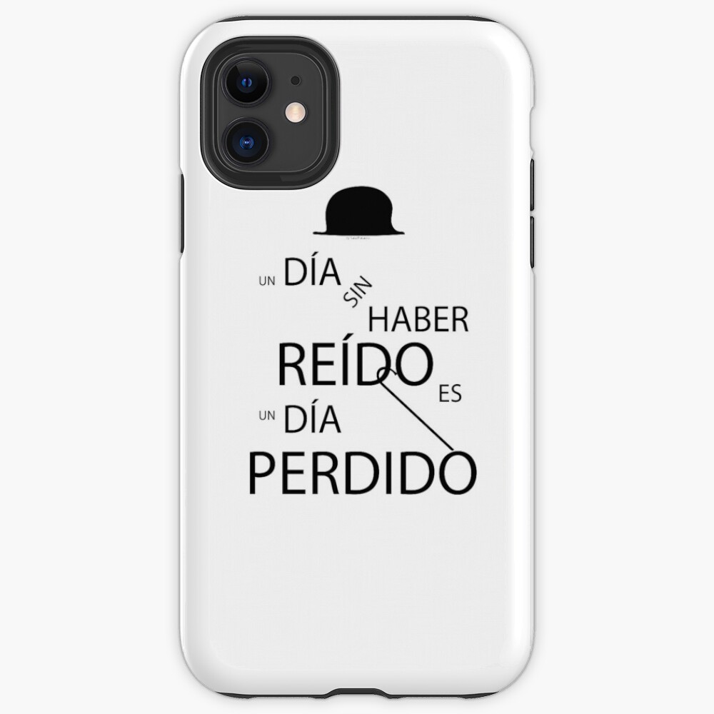 Un día sin haber reído es un día perdido, Charlot Funda y vinilo para iPhone
