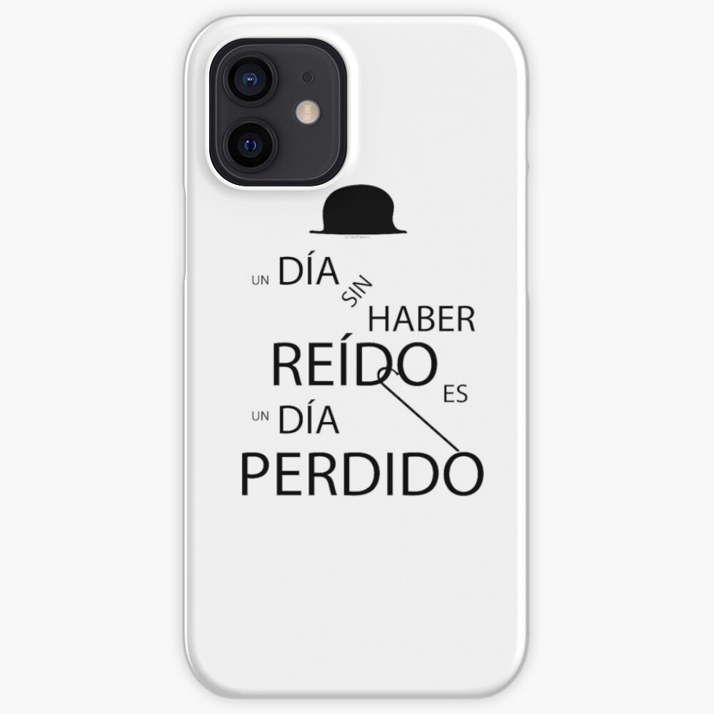 Un día sin haber reído es un día perdido, Charlot Funda y vinilo para iPhone