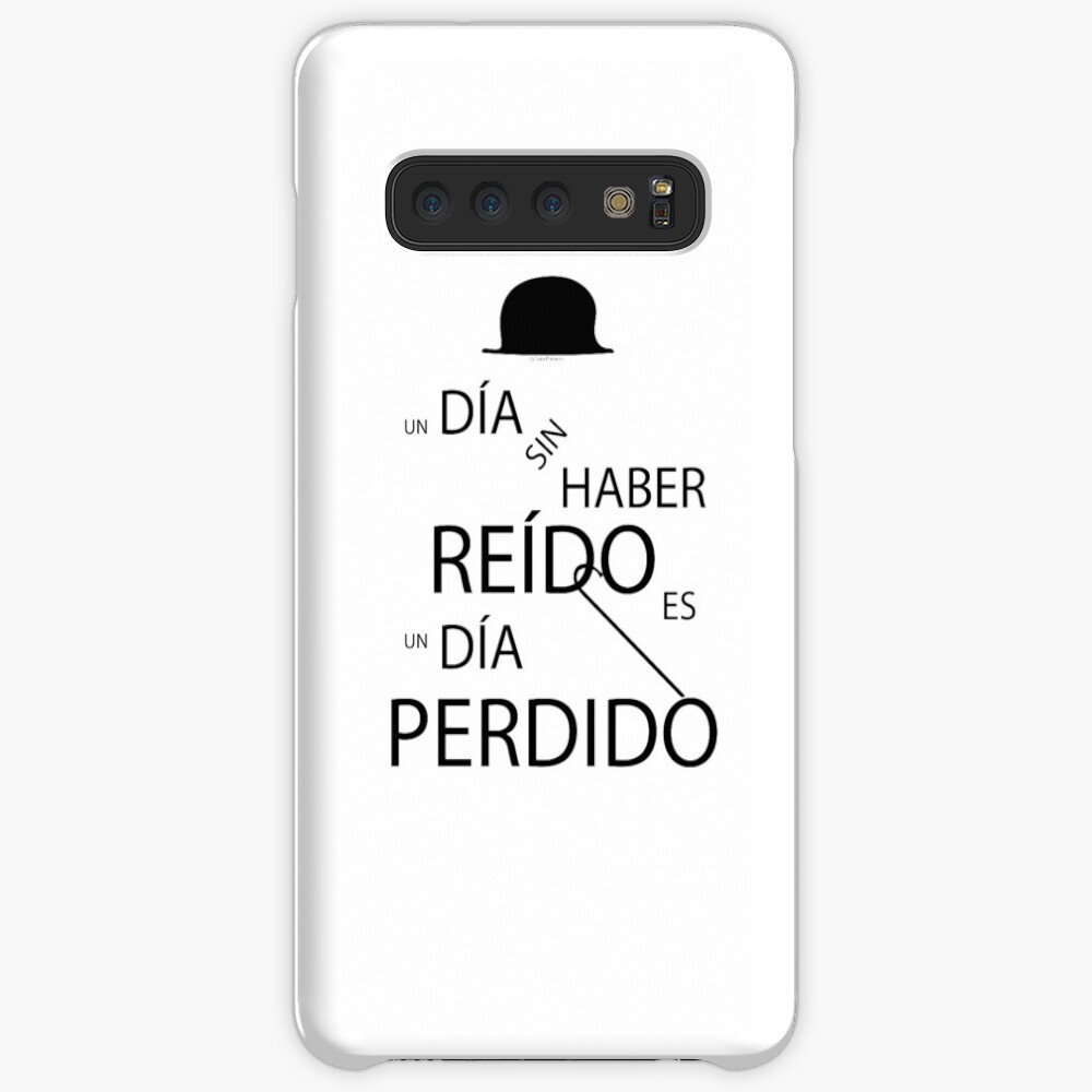 Un día sin haber reído es un día perdido, Charlot Funda y vinilo para Samsung Galaxy