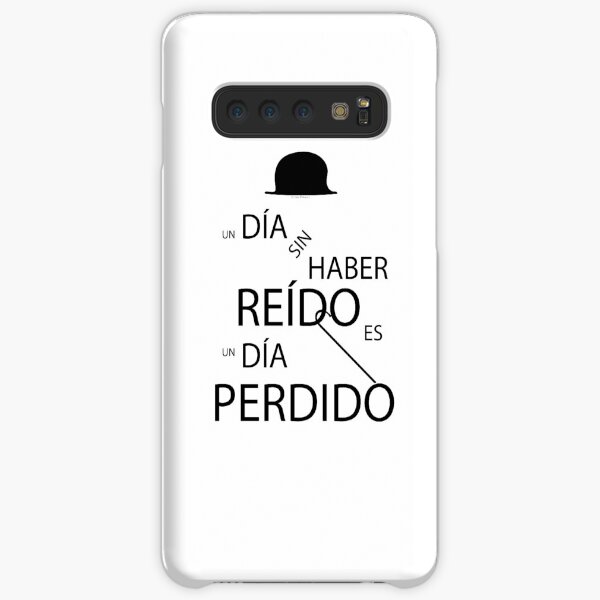 Un día sin haber reído es un día perdido, Charlot Funda rígida para Samsung Galaxy