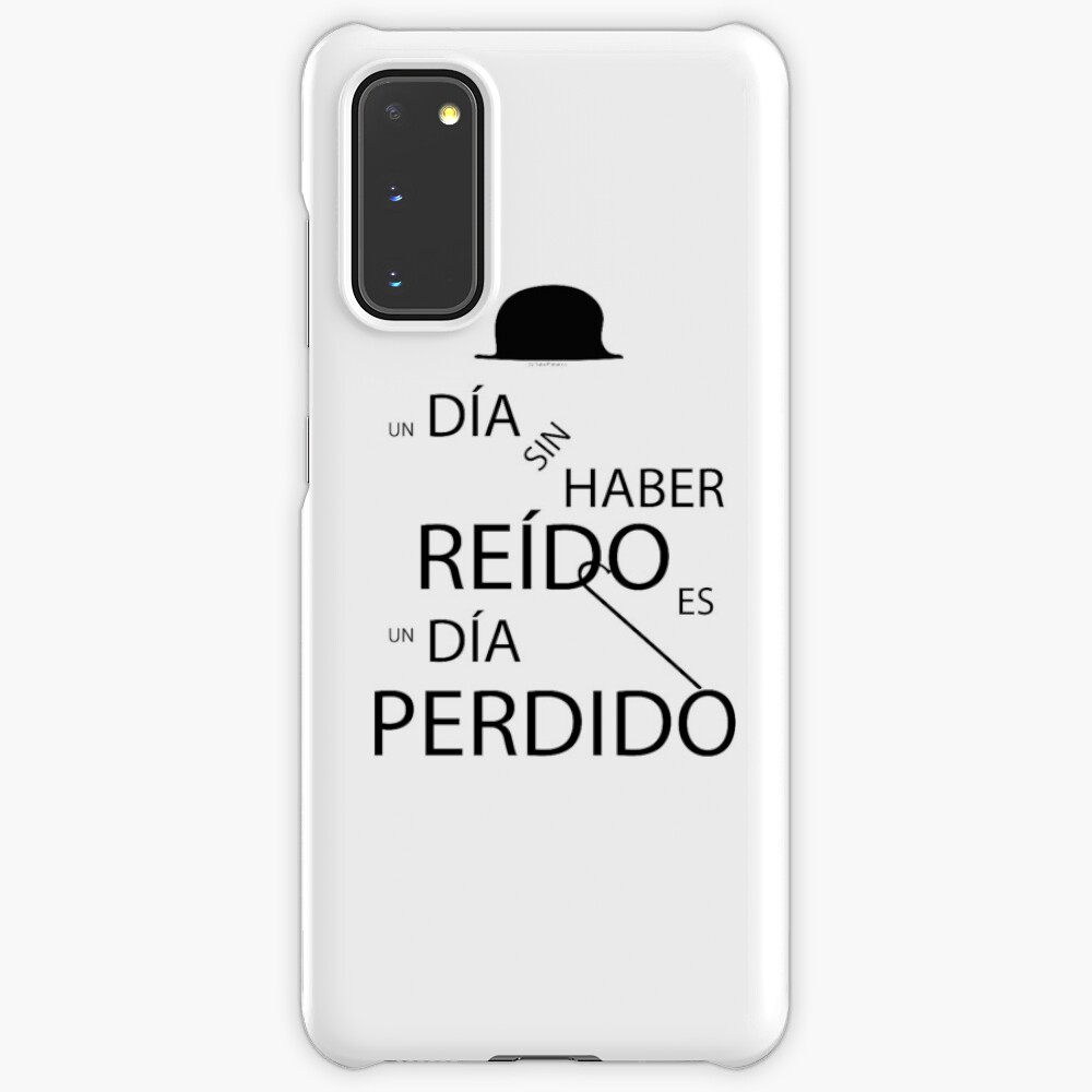 Un día sin haber reído es un día perdido, Charlot Funda y vinilo para Samsung Galaxy