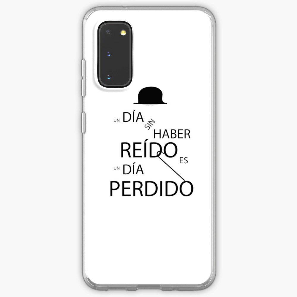 Un día sin haber reído es un día perdido, Charlot Funda y vinilo para Samsung Galaxy