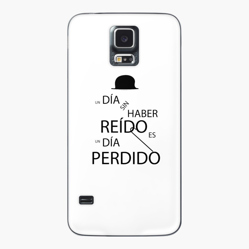 Un día sin haber reído es un día perdido, Charlot Funda y vinilo para Samsung Galaxy