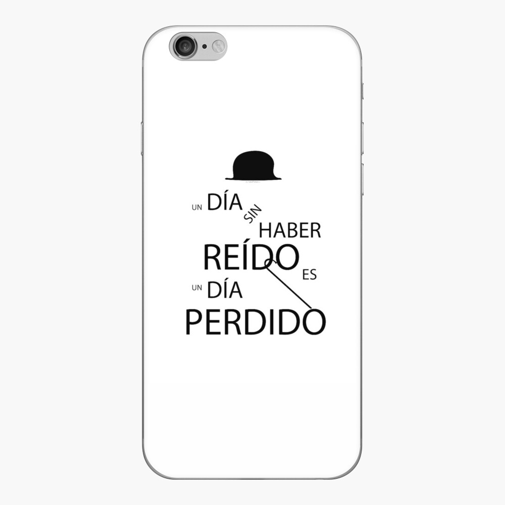 Un día sin haber reído es un día perdido, Charlot Vinilo para iPhone