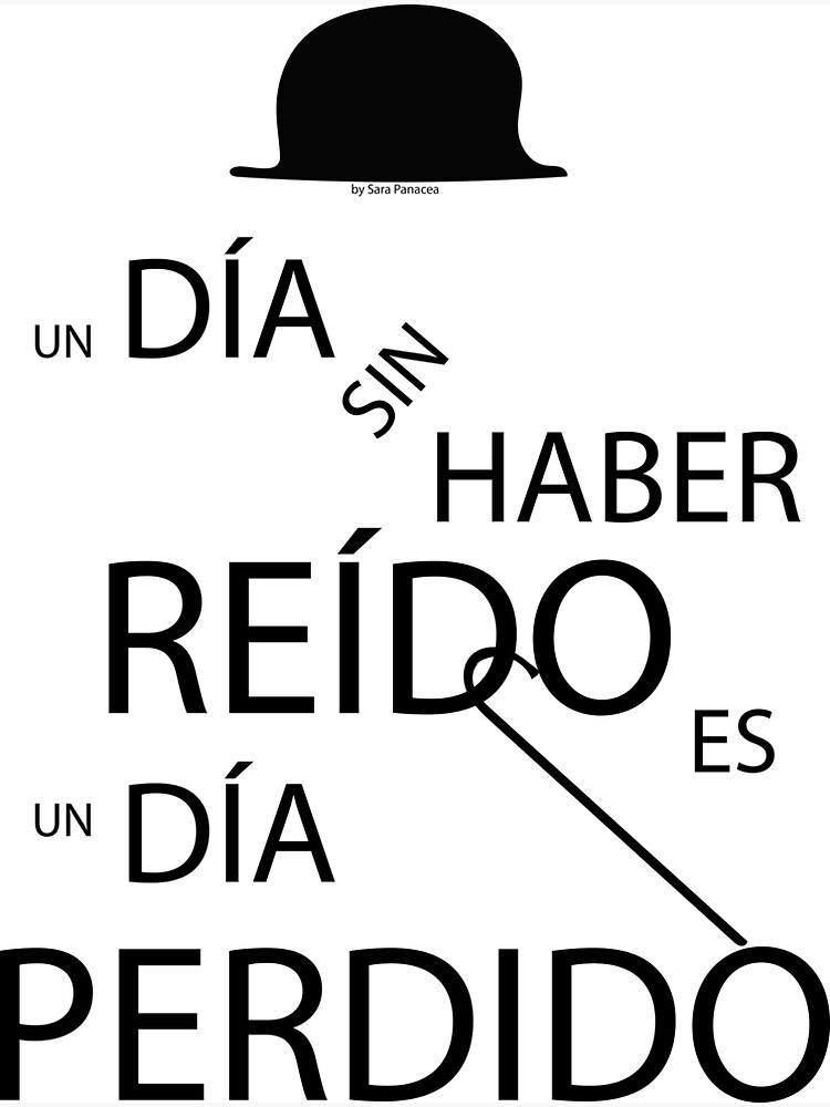 Un día sin haber reído es un día perdido, Charlot de SaraPanacea