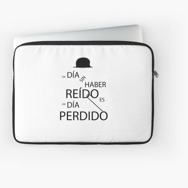 Un día sin haber reído es un día perdido, Charlot Funda para portátil