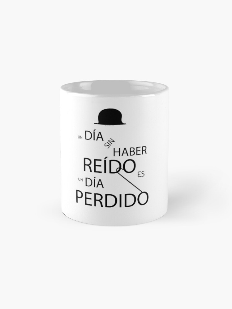Vista alternativa de Taza Un día sin haber reído es un día perdido, Charlot