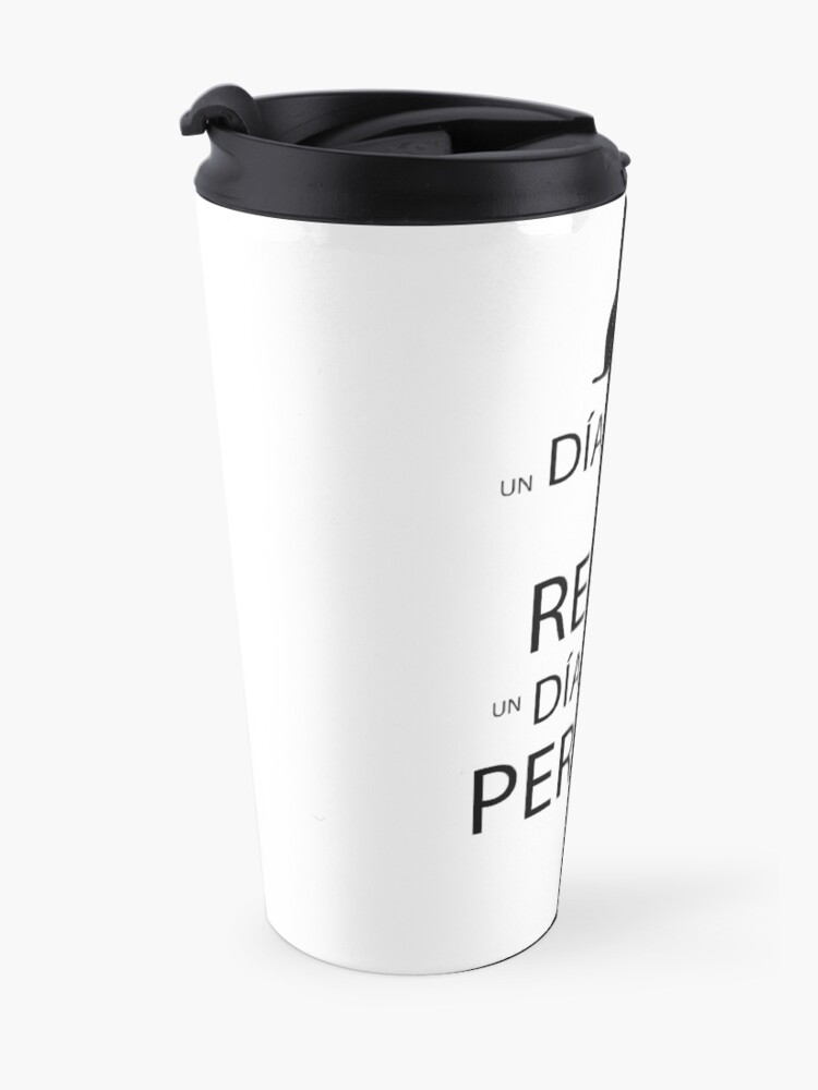 Vista alternativa de Taza de viaje Un día sin haber reído es un día perdido, Charlot