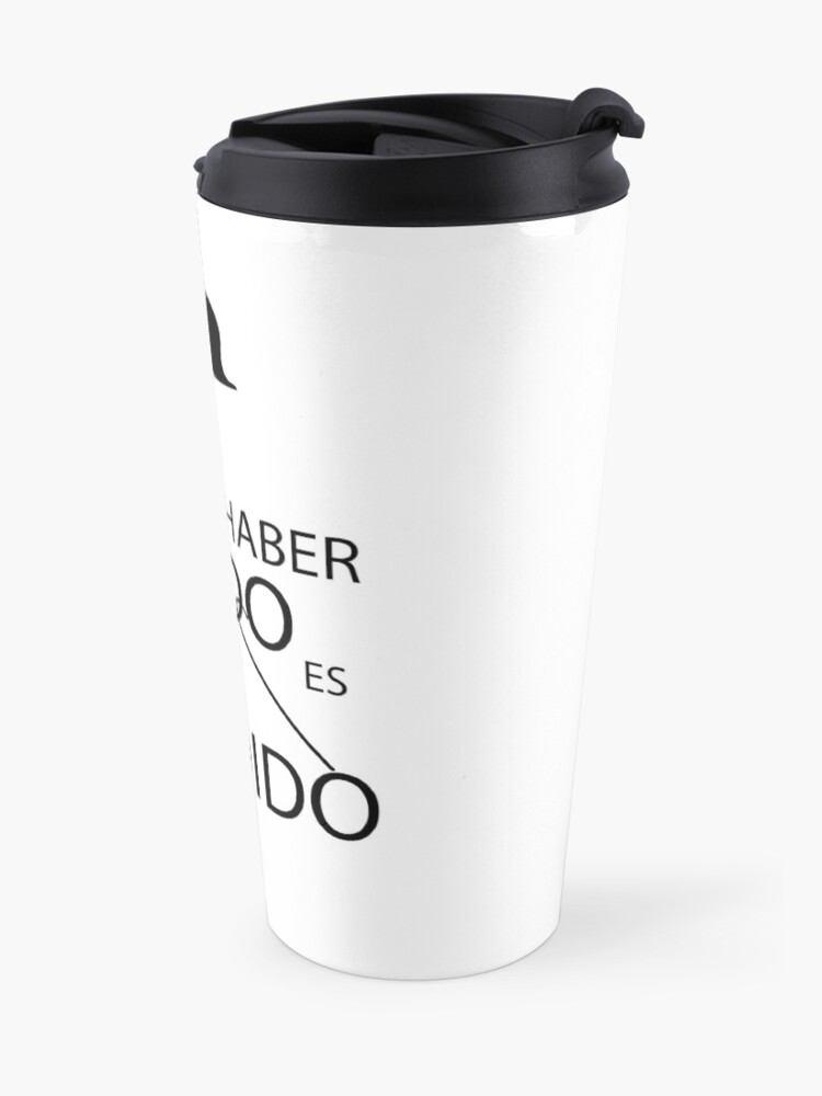 Vista alternativa de Taza de viaje Un día sin haber reído es un día perdido, Charlot