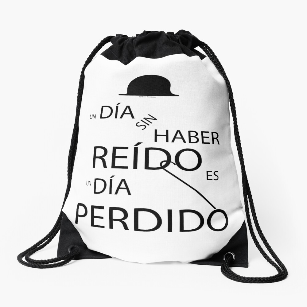 Un día sin haber reído es un día perdido, Charlot Mochila saco